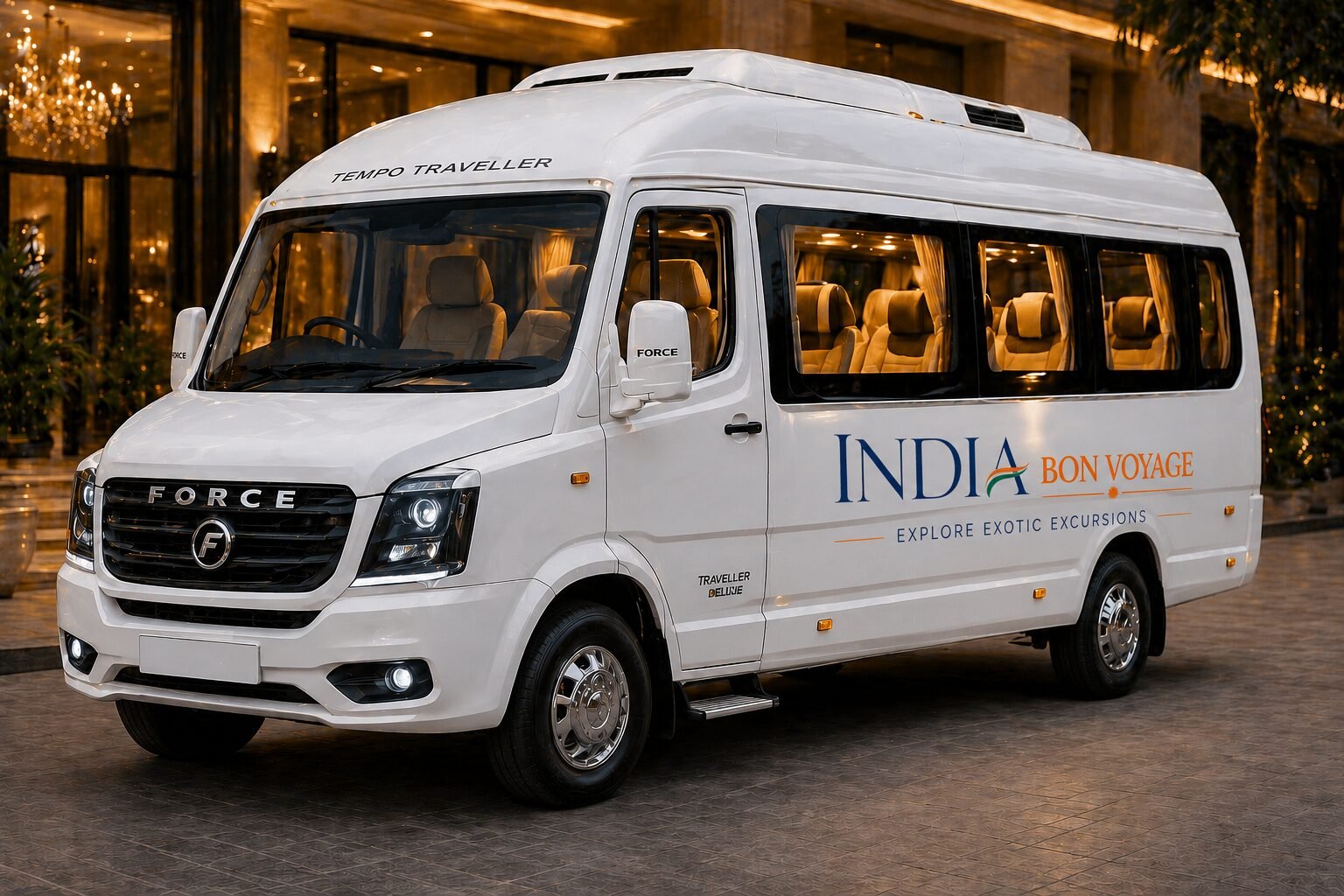Tempo Traveller for Delhi Agra Jaipur Tour Packages.